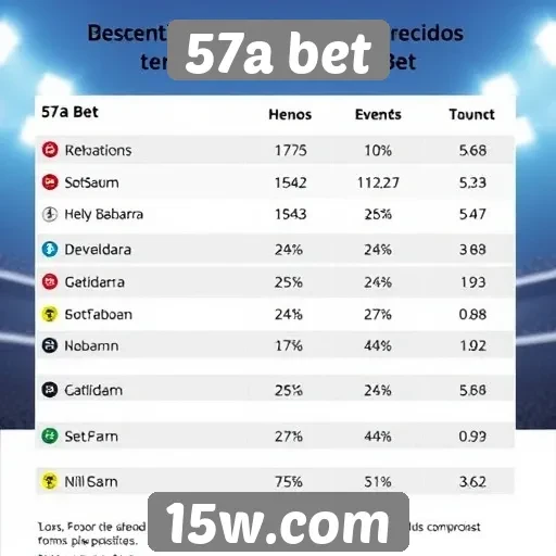 Comparação de bônus oferecidos pela 57a bet
