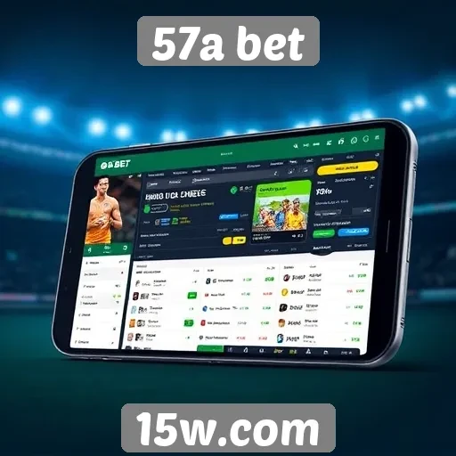 Experiência do usuário no site 57a bet